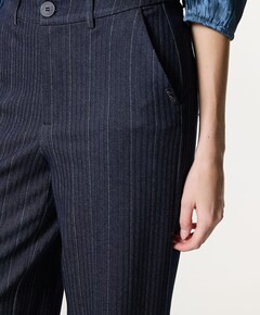 ODELIA MILANO pantalon blauw