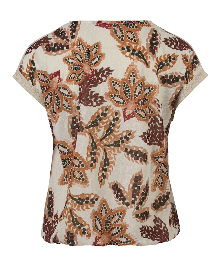 Dames T-shirt bordeaux