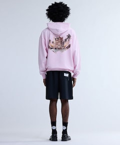 Heren hoodie roze