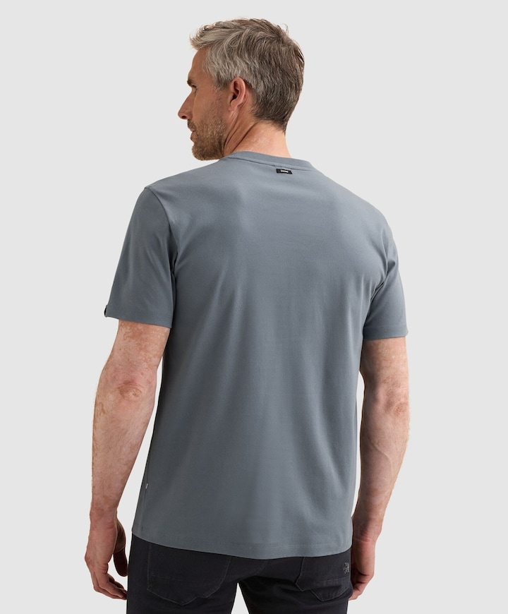 Heren T-shirt blauw