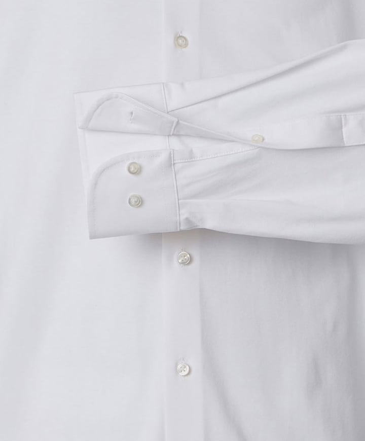 Heren overhemd lange mouw wit