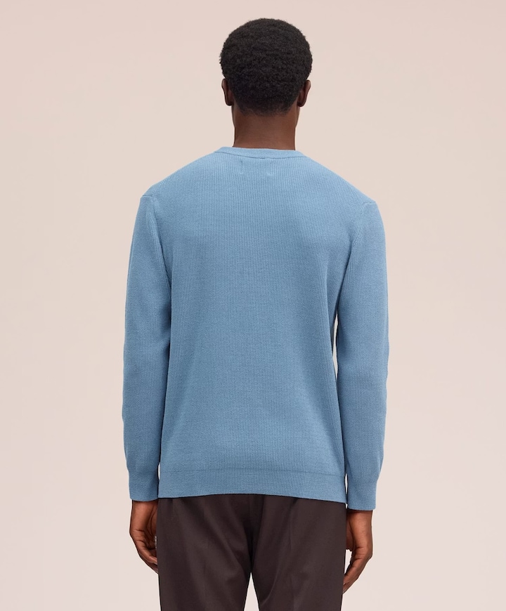 Heren trui blauw