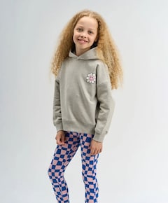 Meisjes hoodie grijs