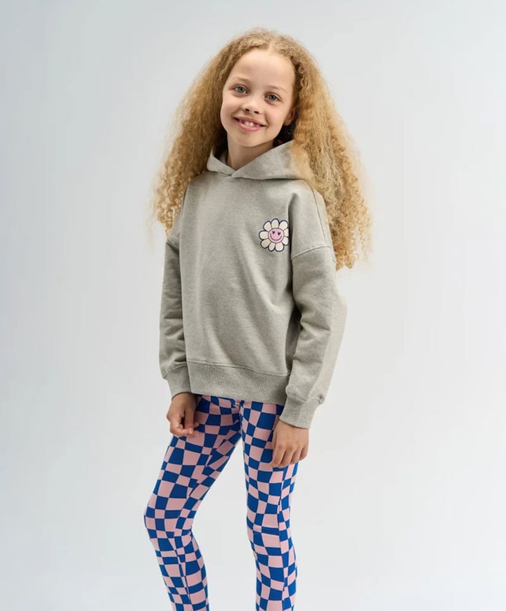 Meisjes hoodie grijs