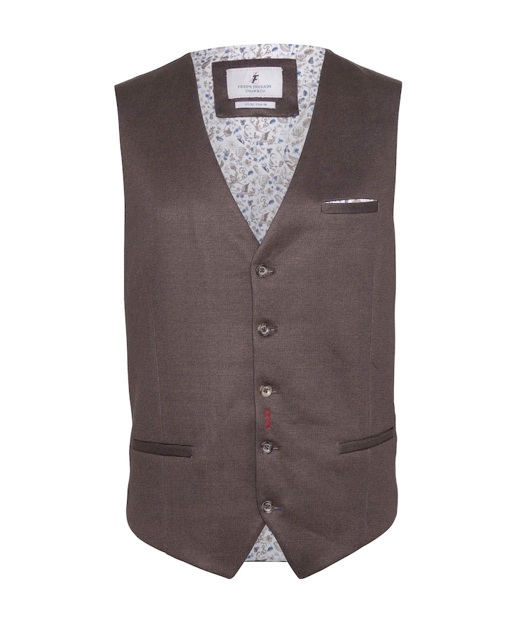 Heren gilet bruin