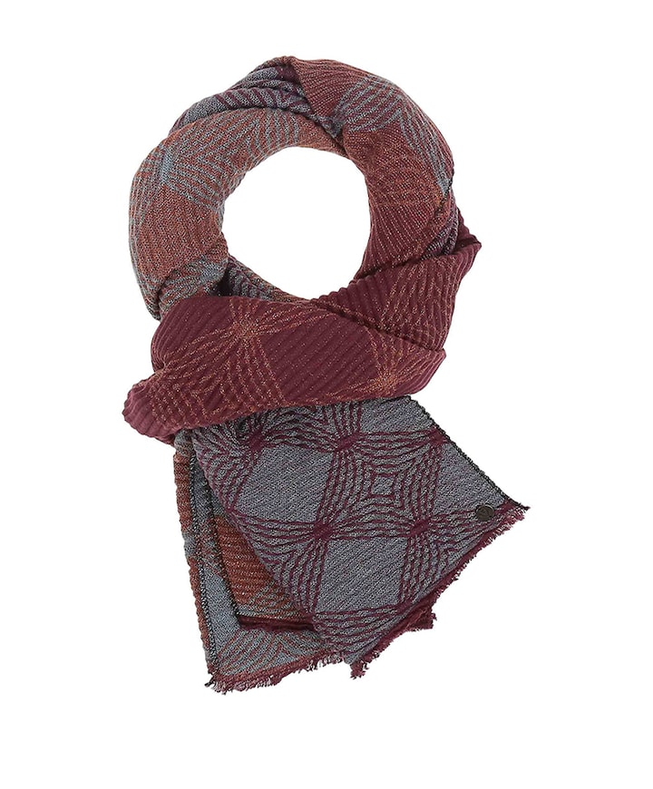 Sjaal bordeaux