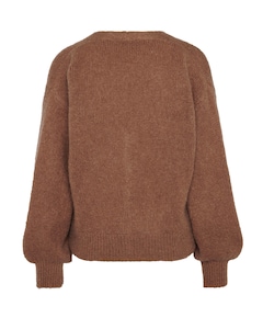 Dames vest bruin