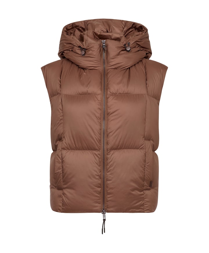 Dames bodywarmer bruin