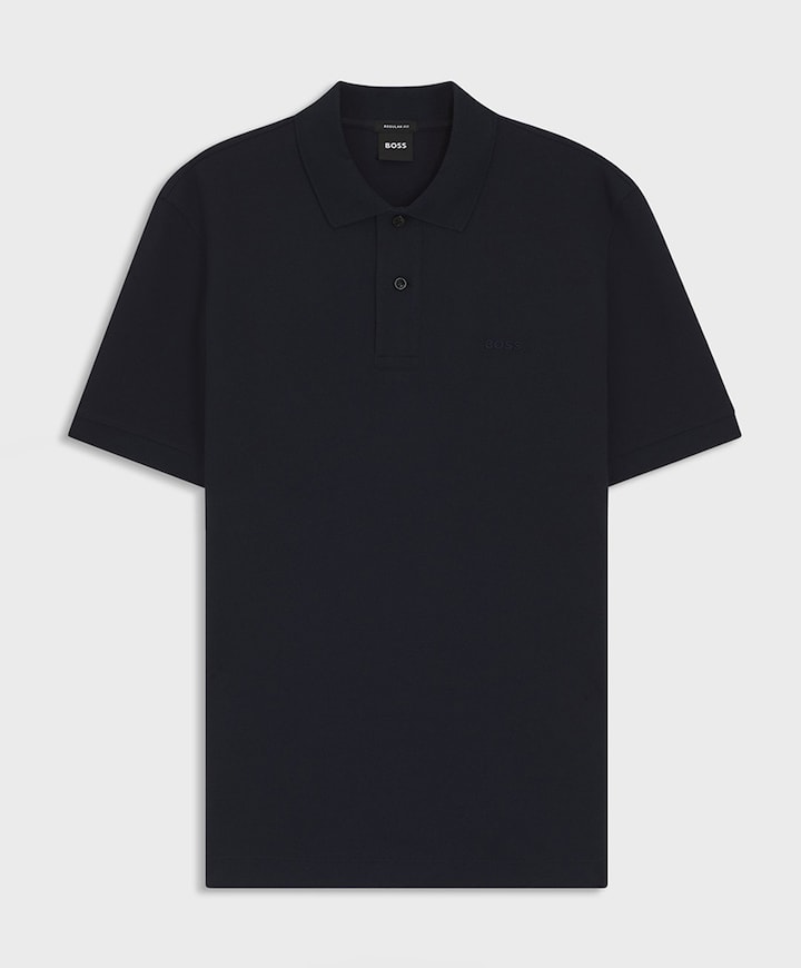 Heren polo blauw