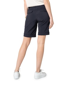travel uni dames korte broek blauw