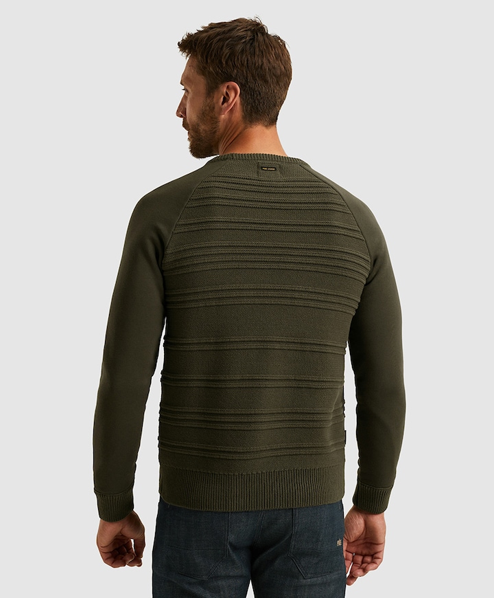 Heren sweater groen