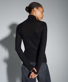 Dames longsleeve zwart