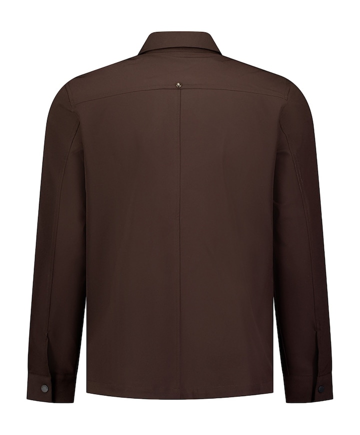 Heren overshirt bruin