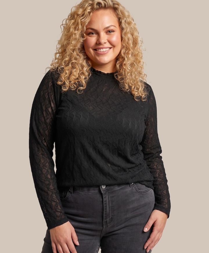 Dames top zwart