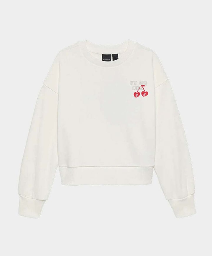 Meisjes sweater ecru