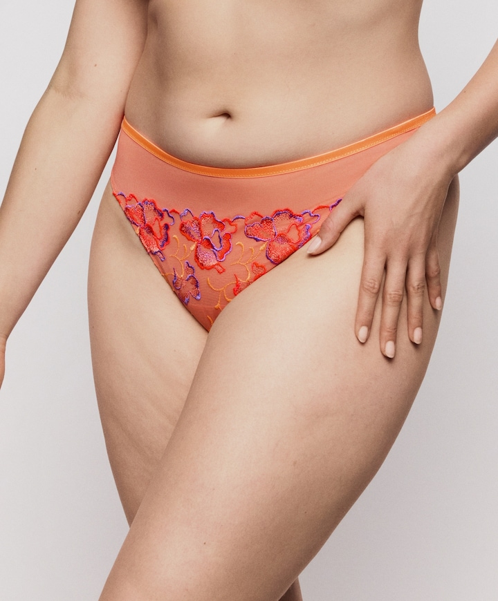 Dames string oranje