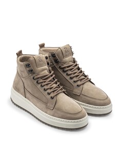 RAFA NUB heren sneakers beige