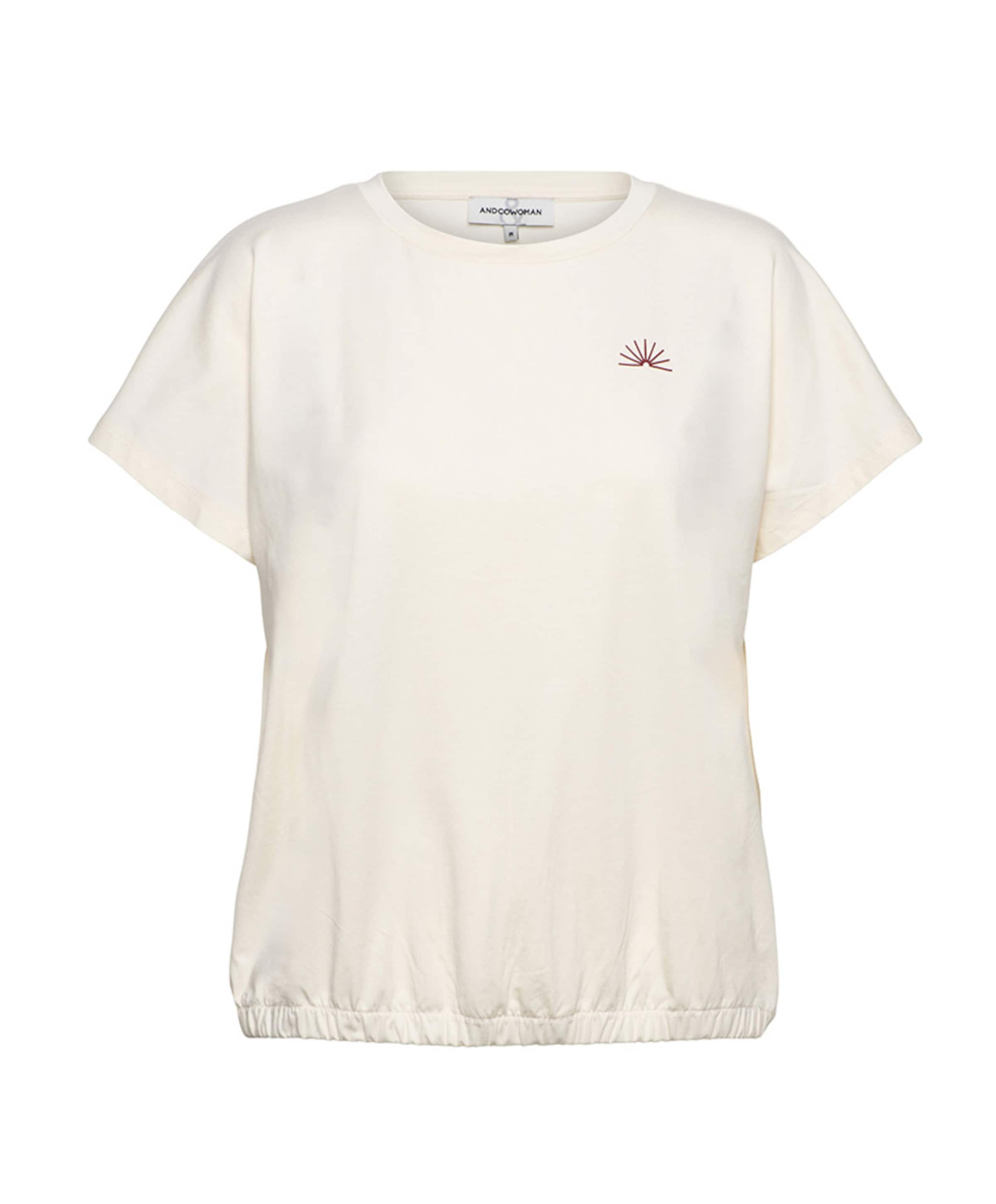 Dames T-shirt beige