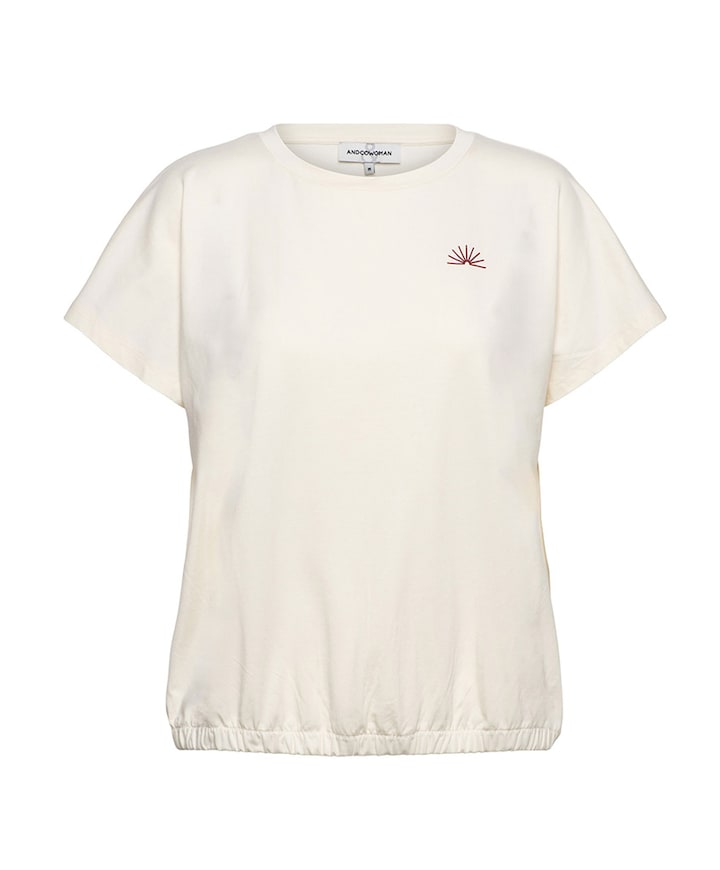 Dames T-shirt beige
