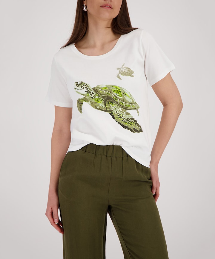 Dames T-shirt ecru