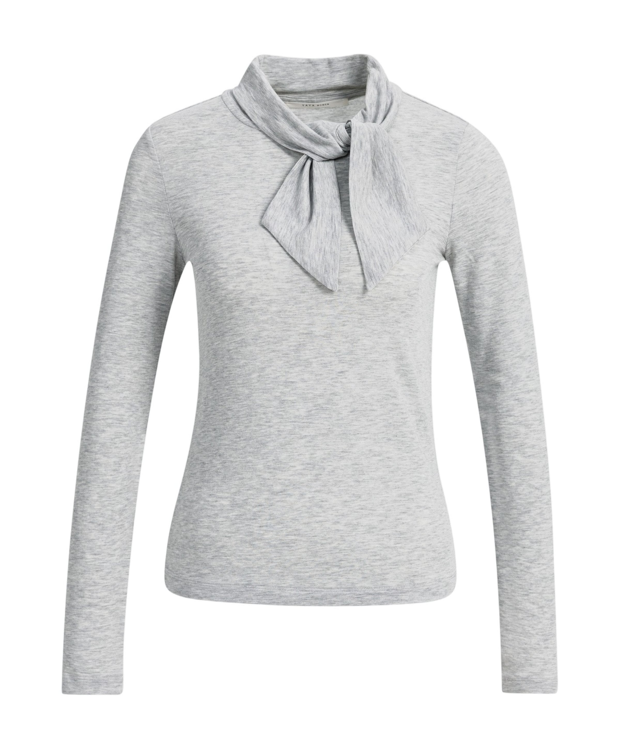 Dames longsleeve grijs