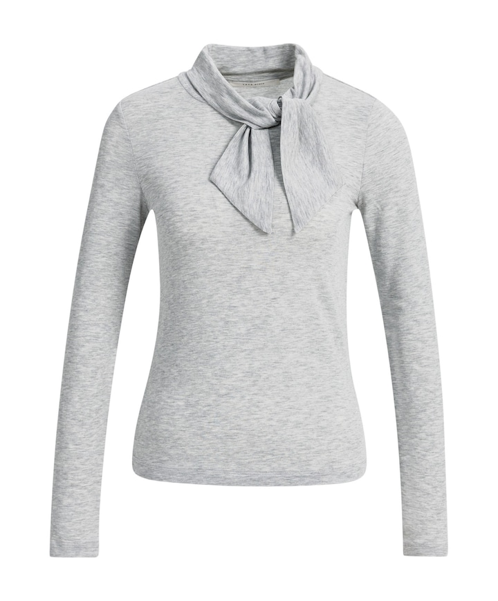 Dames longsleeve grijs