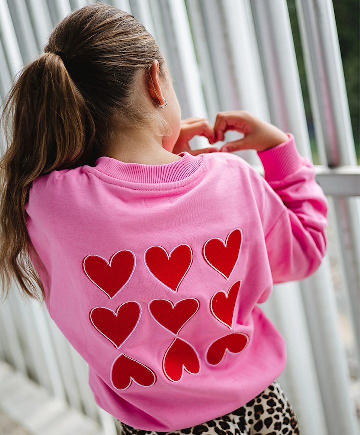 Meisjes sweater roze