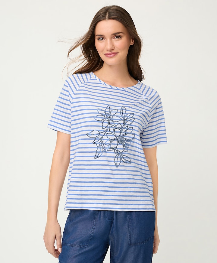 Dames T-shirt blauw