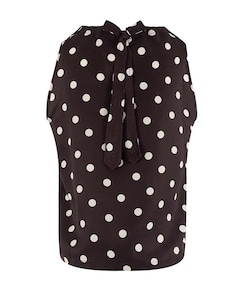 Dames top bruin