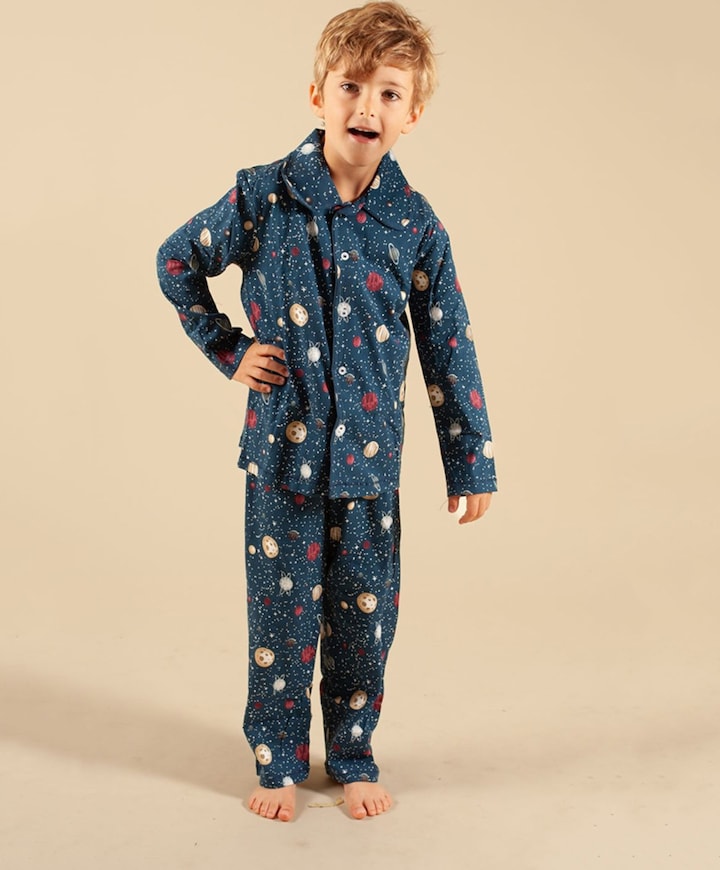 Jongens pyjamaset blauw