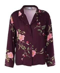Dames pyjamatop bordeaux