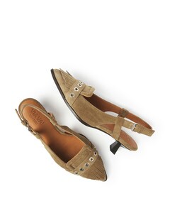 Lea Katie dames slingbacks bruin