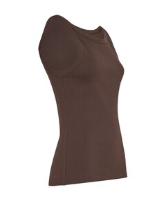 Dames top bruin