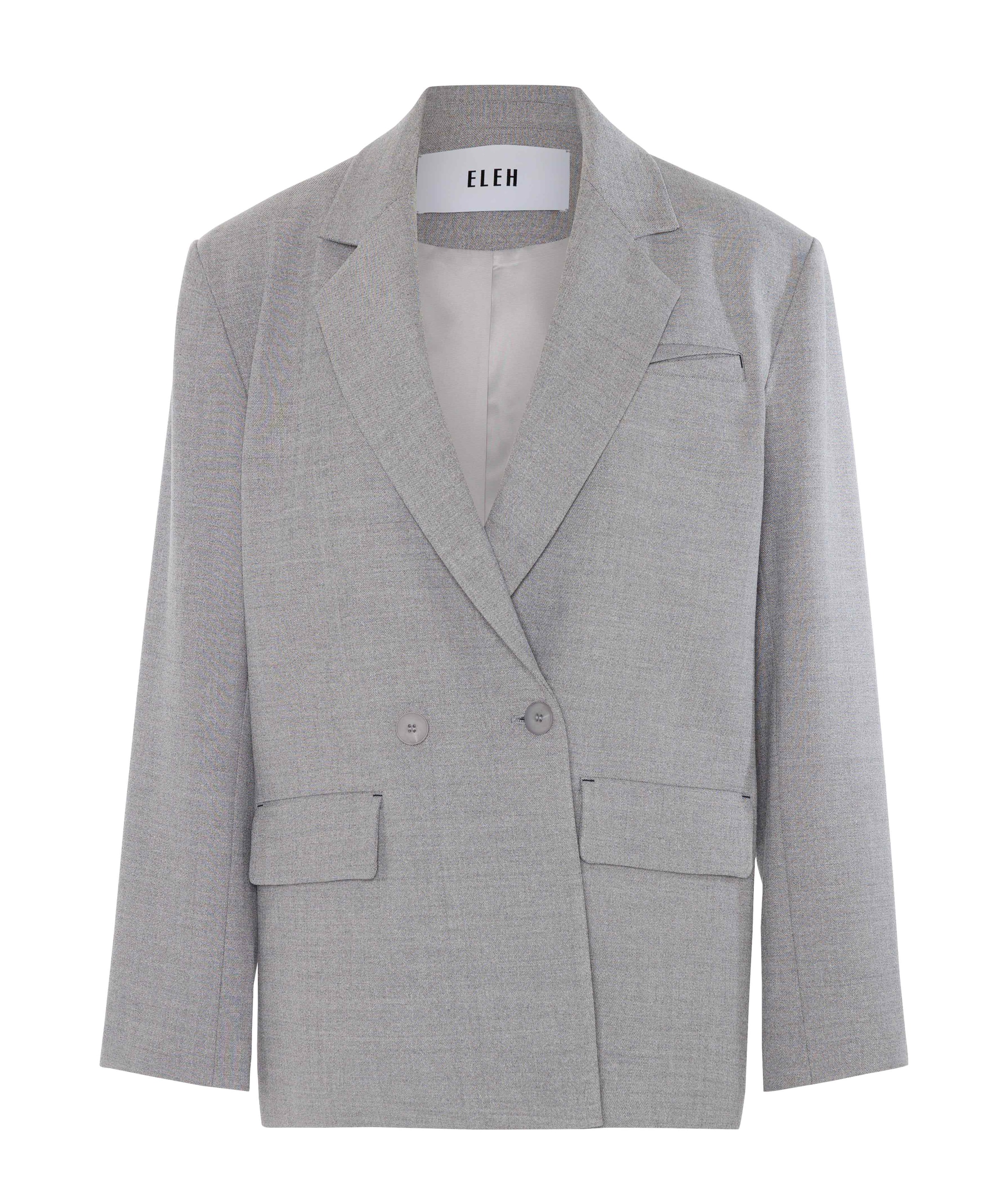 Dames blazer grijs