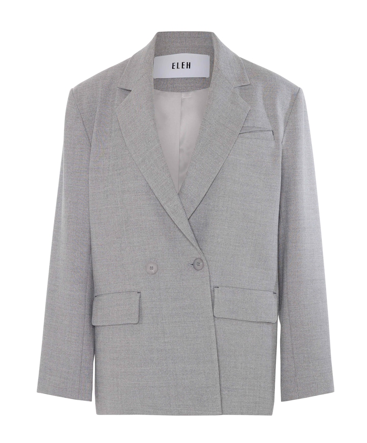 Dames blazer grijs