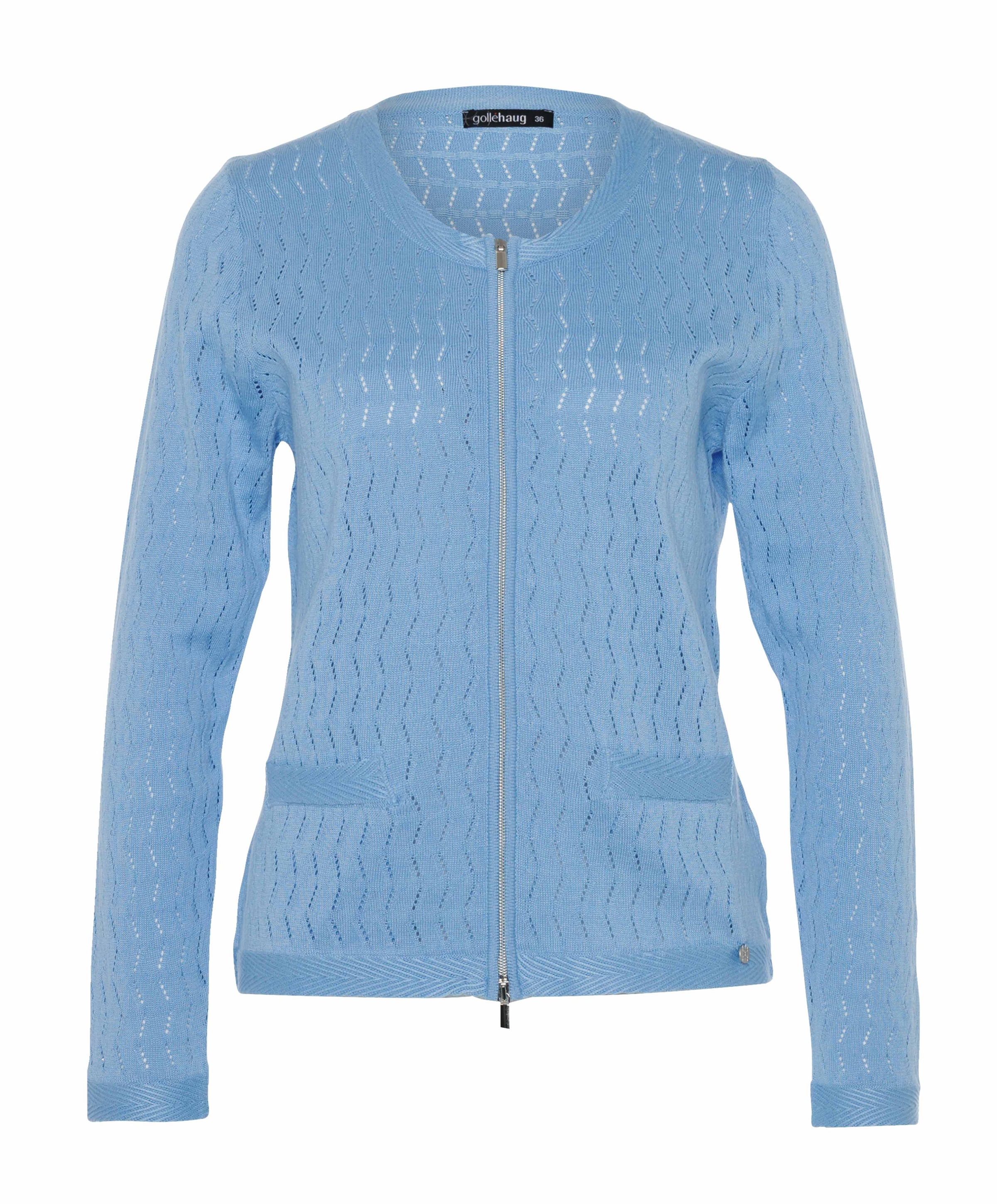 Dames vest blauw