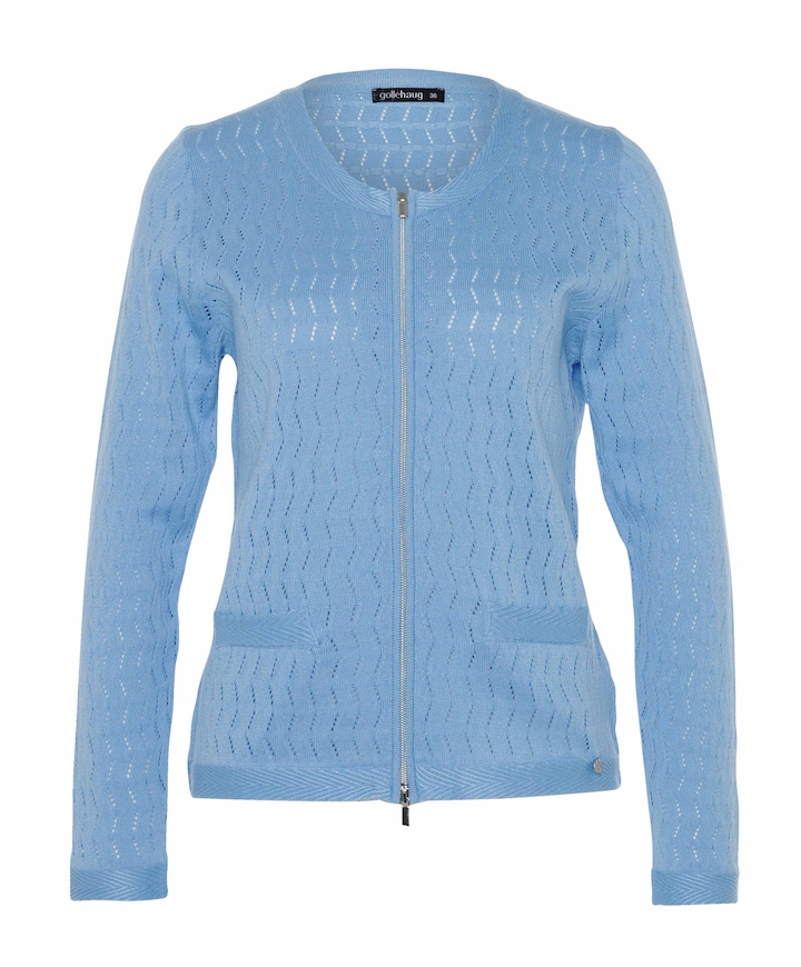 Dames vest blauw