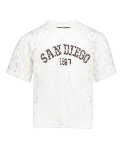 Meisjes T-shirt ecru