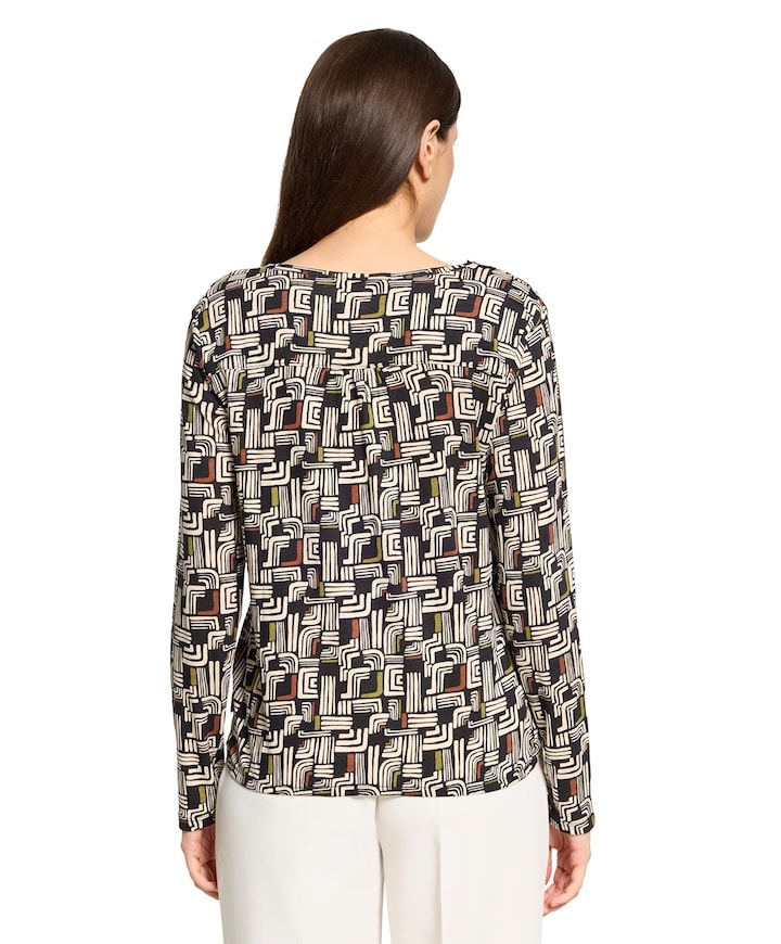 Dames longsleeve zwart