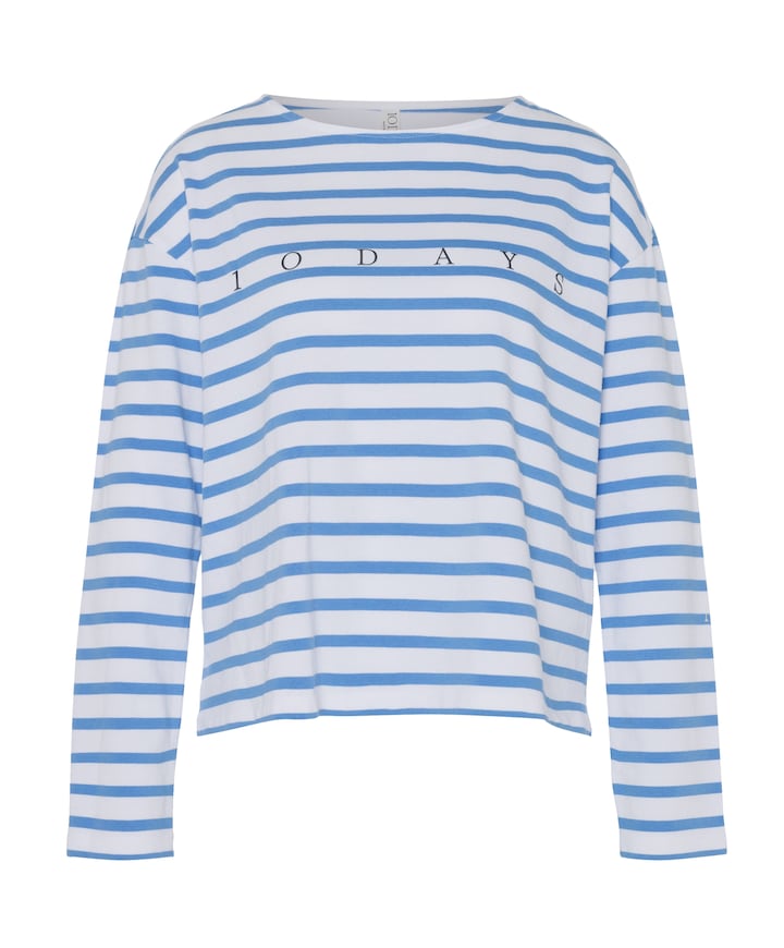 Dames longsleeve blauw