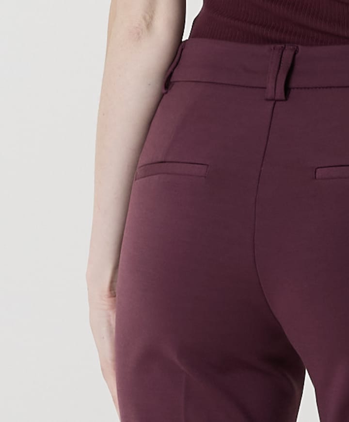 ONLPEACH MW FLARED PANT TLR NOOS dames broek rood