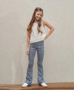 Floor meisjes broek blauw