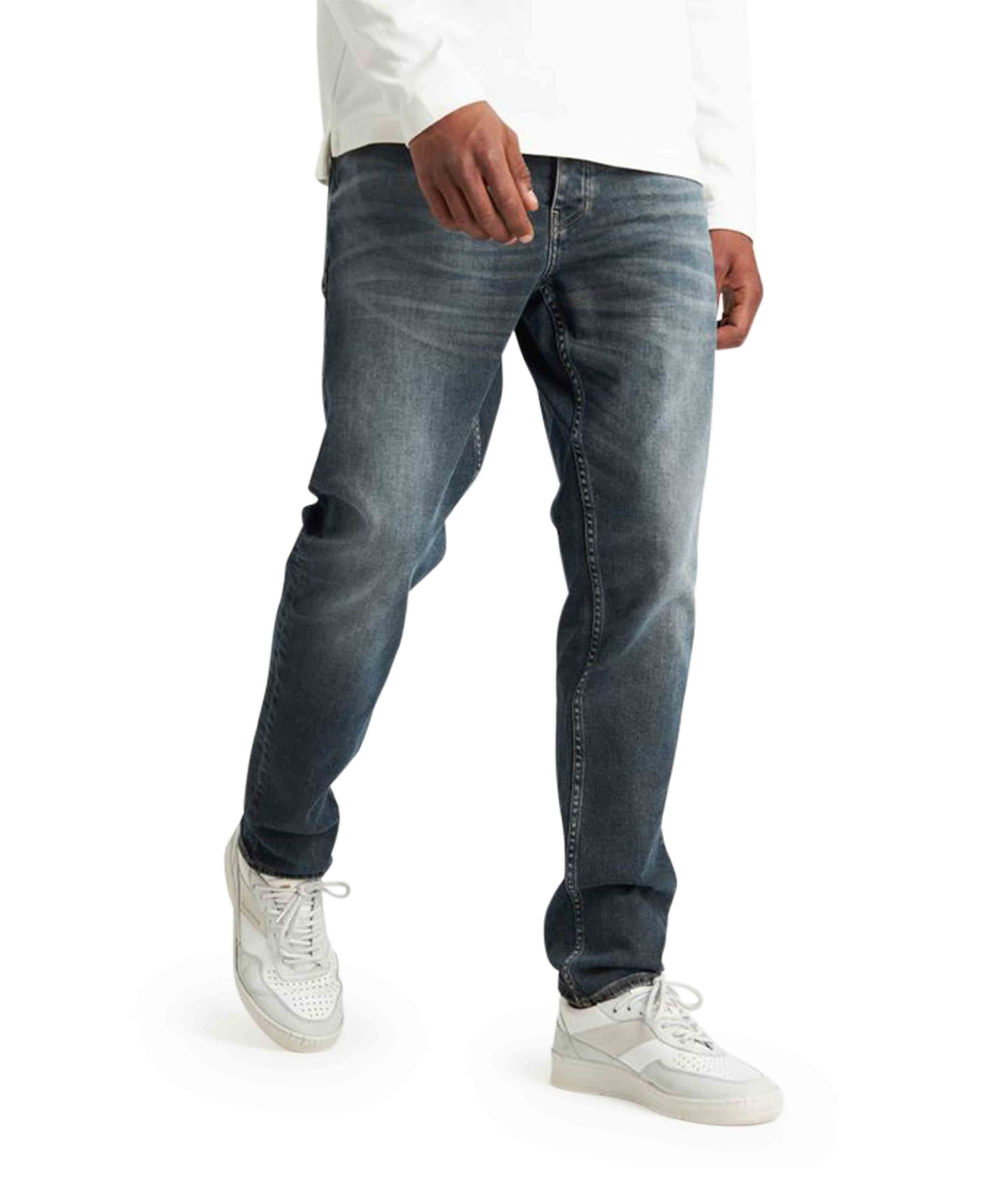 EVAN DIRT heren jeans blauw