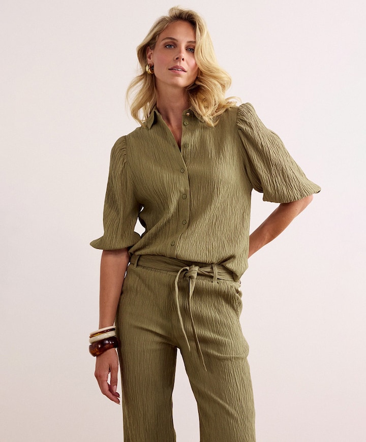 Dames blouse groen