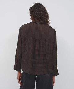 Dames blouse bruin