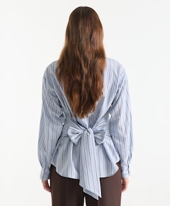 Dames blouse blauw