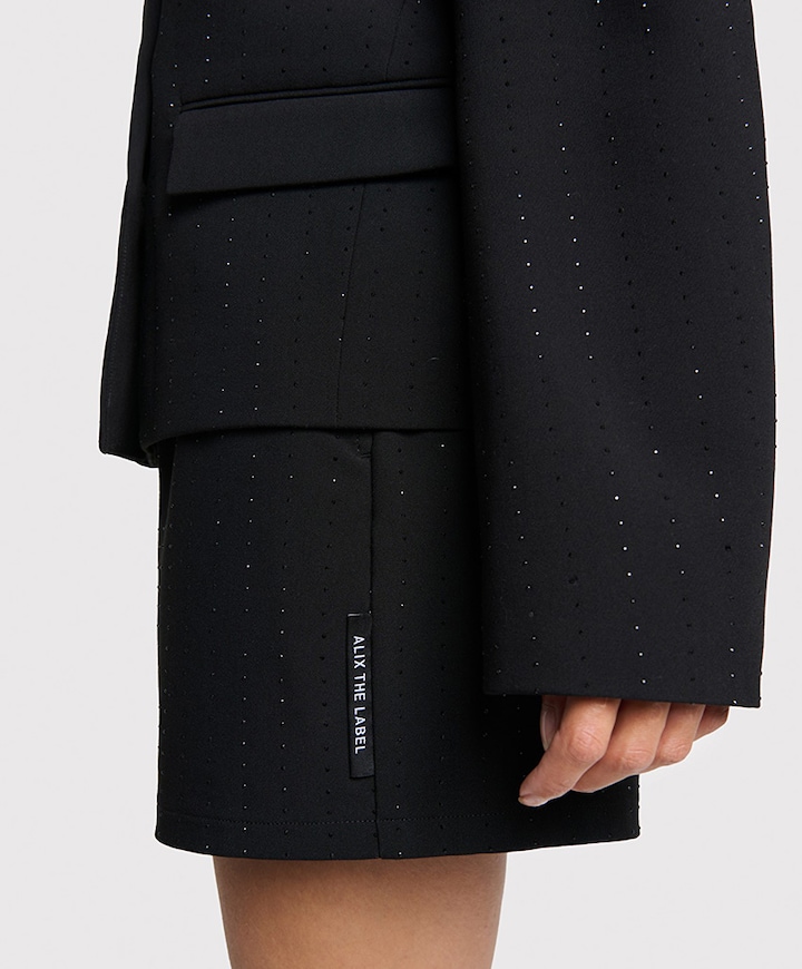 STUDS dames korte broek zwart