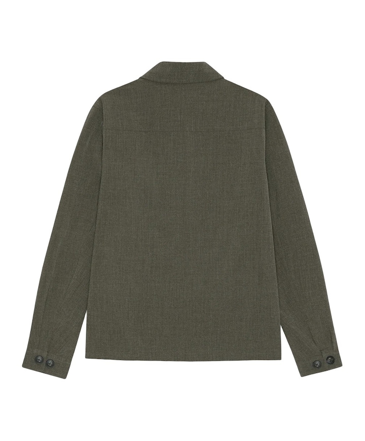 Heren overshirt beige