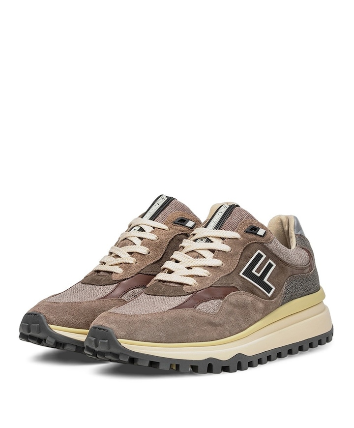 heren sneakers beige