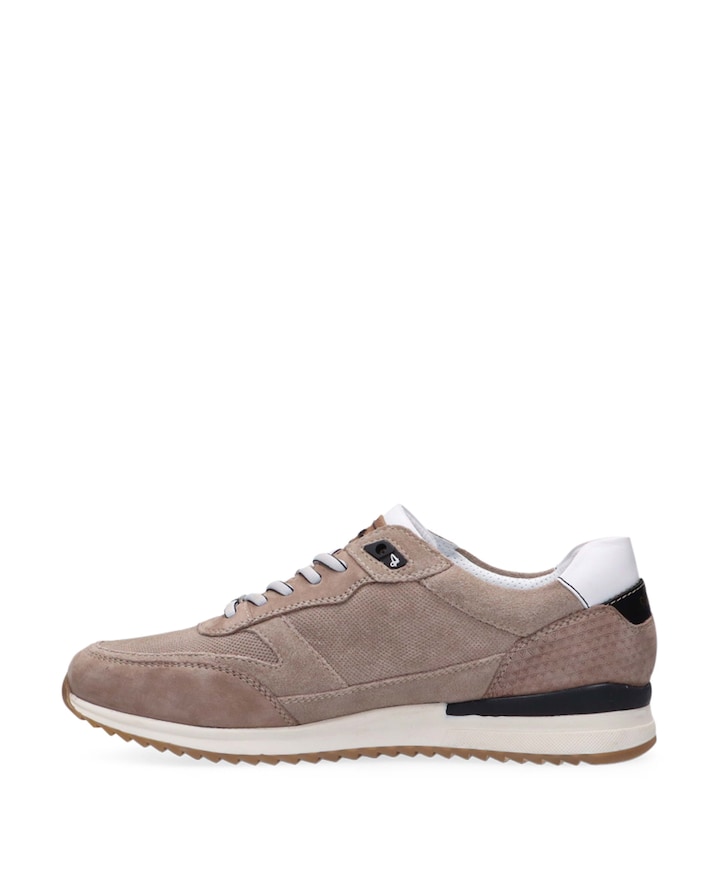 Filmon leather heren sneakers beige